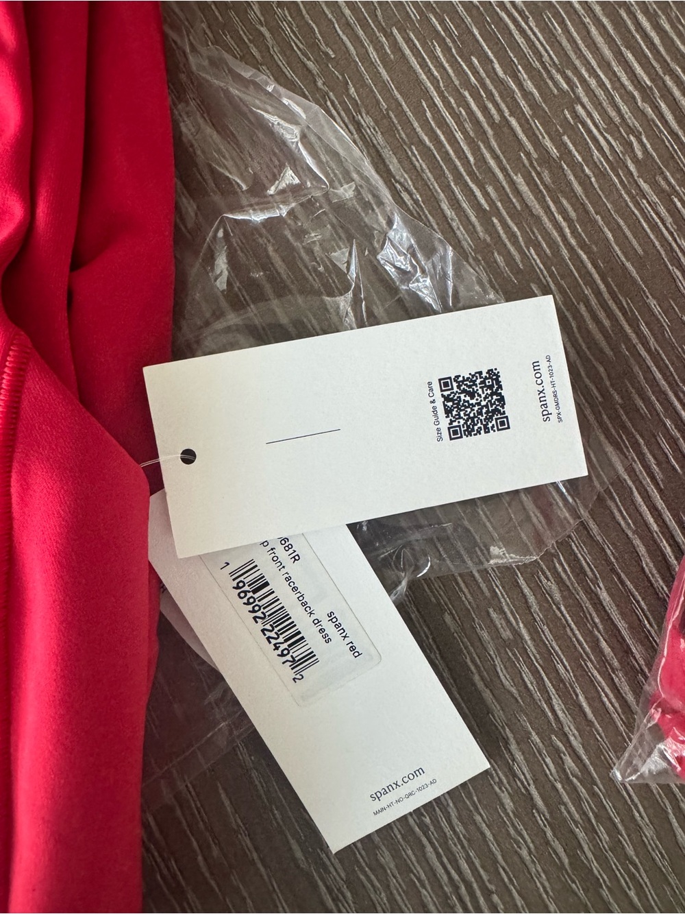 SPANX SHAPE™ RED GET MOVING ZIP FRONT DRESS - Picture 13 of 16